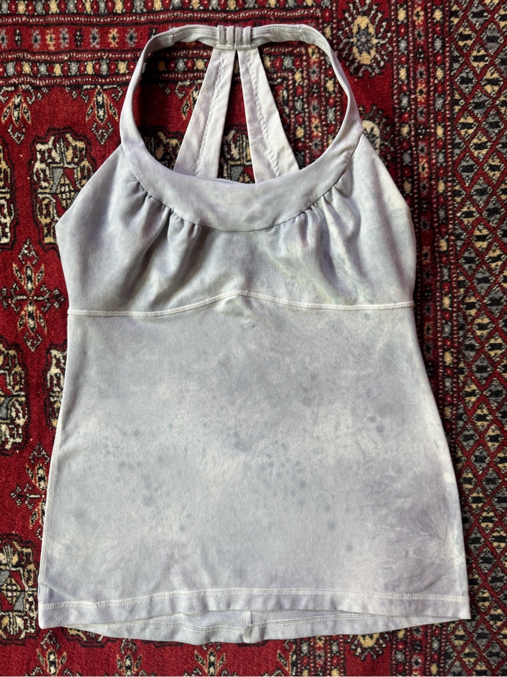 Lululemon Scoop Me Up Lavender Tye Dye Halter Bra Tank Top Likely 8